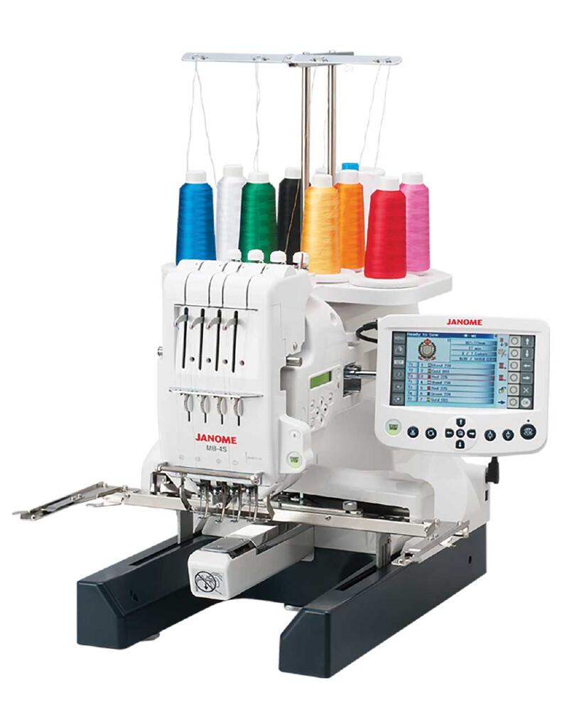 Janome MB-4 6 spool embroidery machine at Heartfelt Quilting Winter Haven