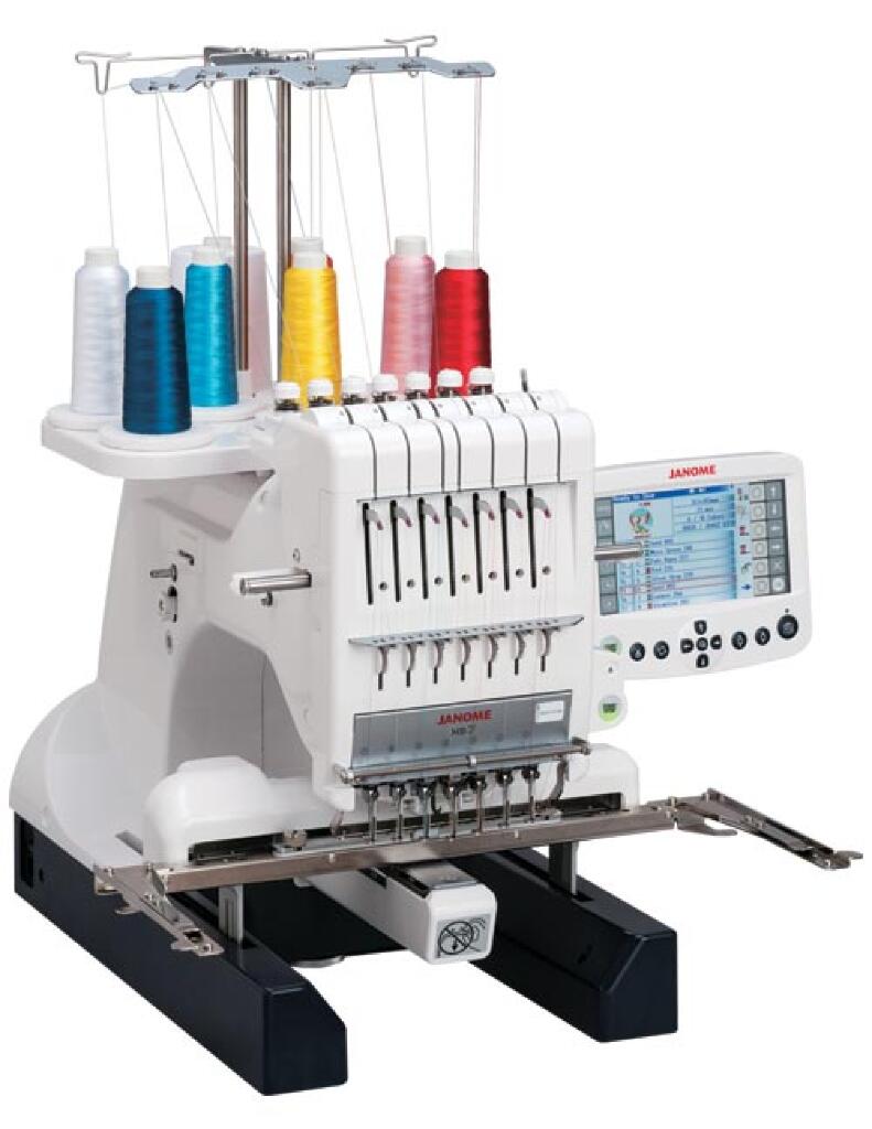 Embroidering Machines by Janome, domestic and business class
