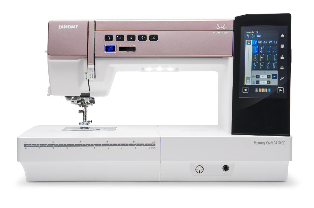 Janome Memory Craft 9410 QC Sewing Machine at Heartfelt Quilting