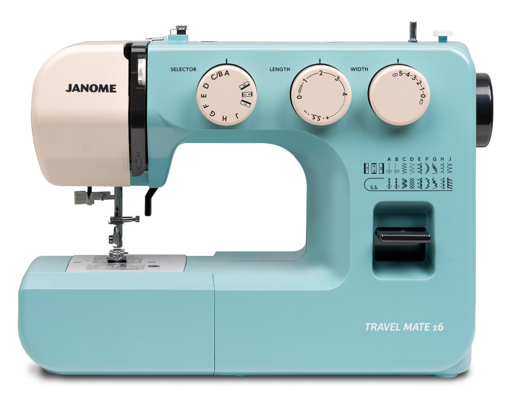 Janome Travel Mate 16 - lightweight machine for travellling